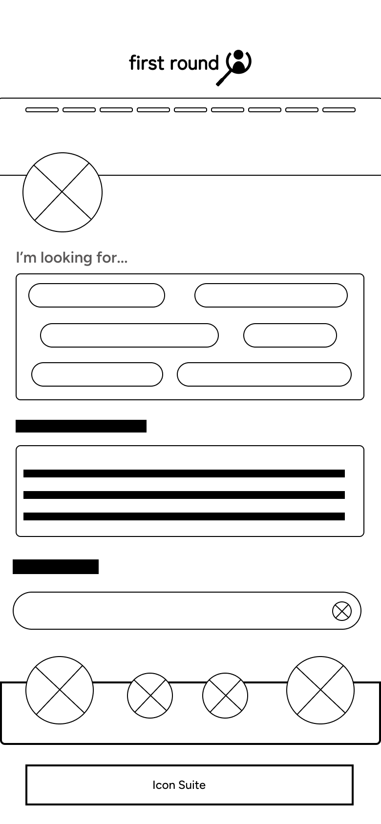 Get To Know Me Digital Wireframe